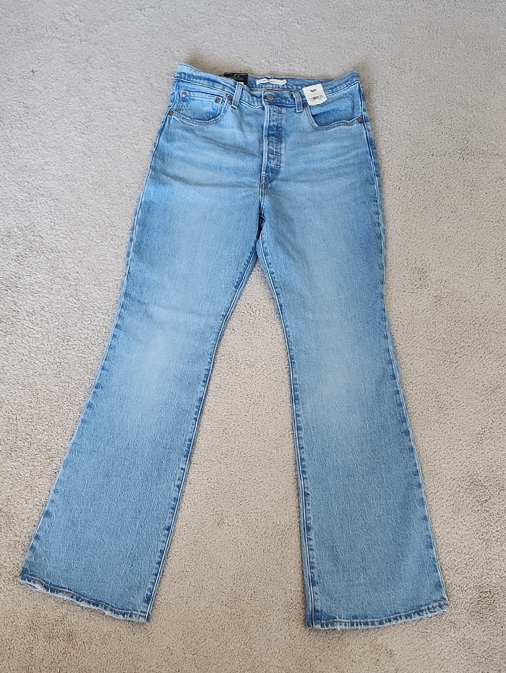 Levi's Light Wash Wide-Leg Women's Jeans